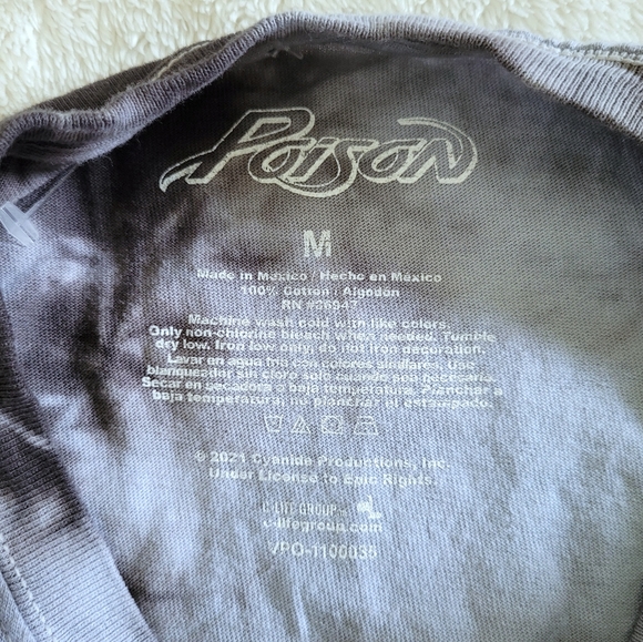 Poison☣️ Tie Dye☮️ Graphic Tee👕 - NWOT - Picture 5 of 13